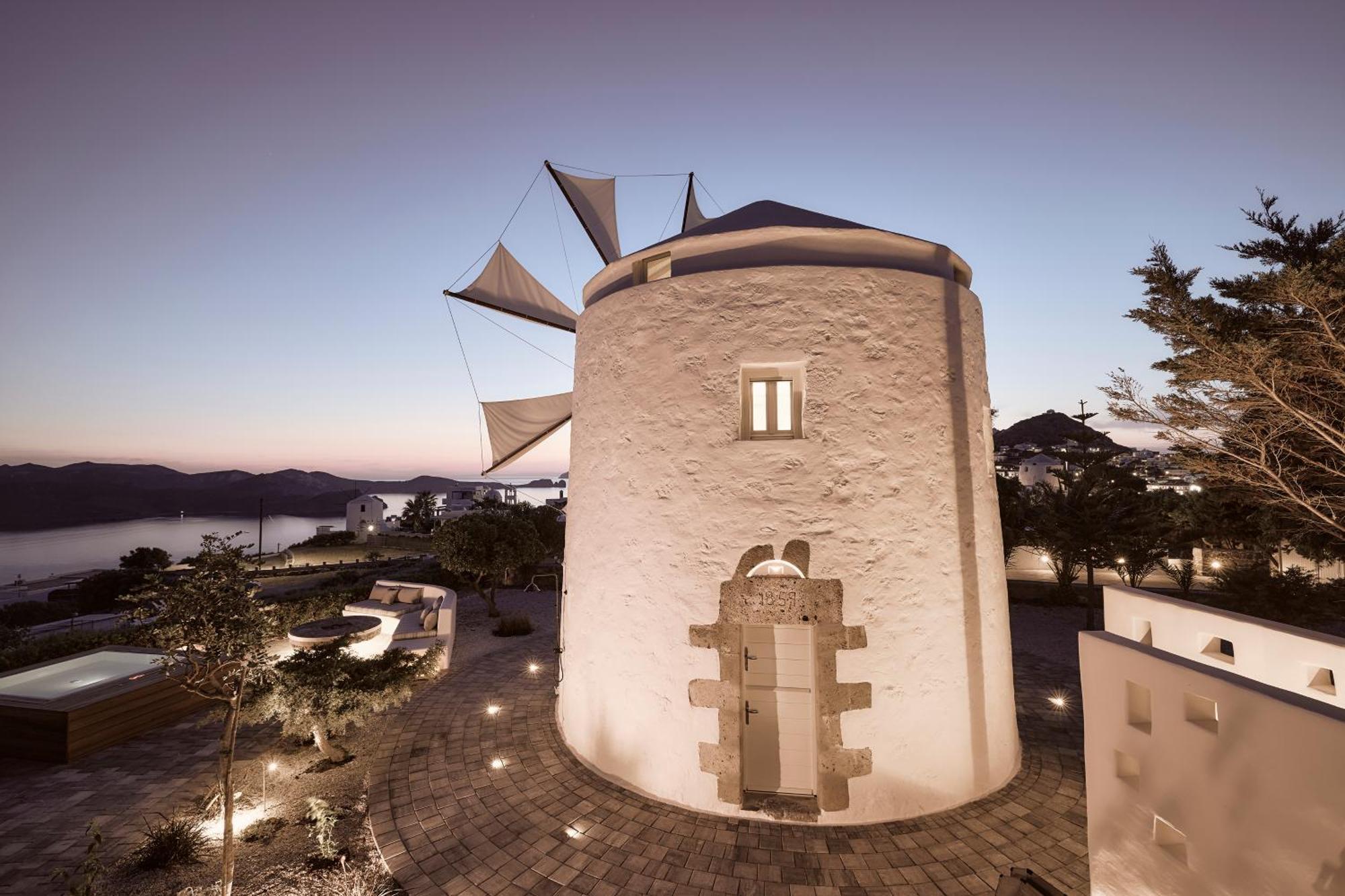 Windmill Karamitsos Since 1859 Leilighet Tripití Eksteriør bilde
