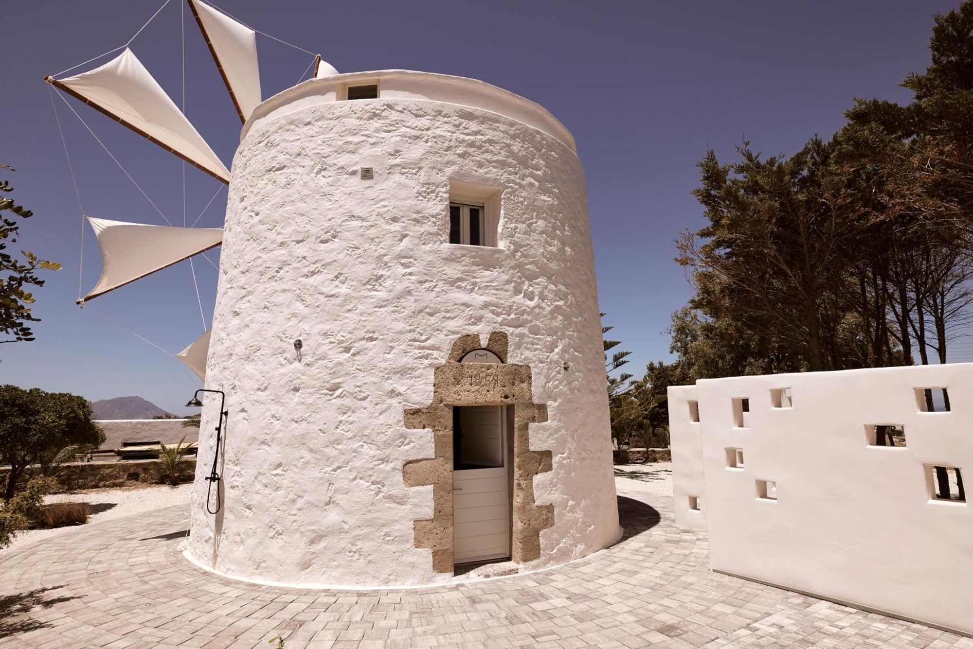 Windmill Karamitsos Since 1859 Leilighet Tripití Eksteriør bilde